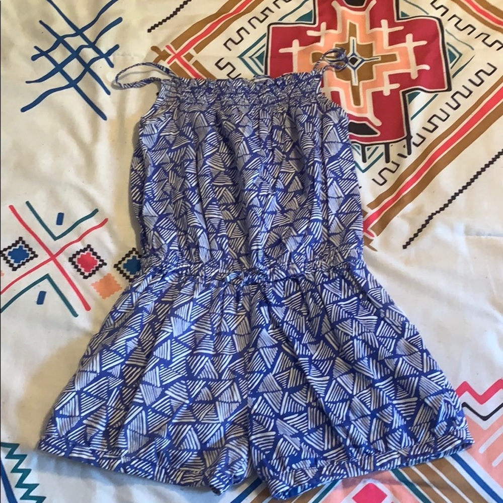 DKNY print romper